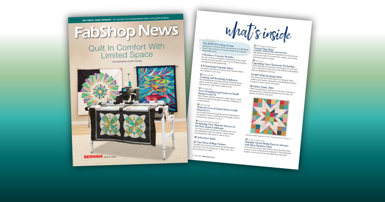 FabShop News April 2025 Edition – Issue 165